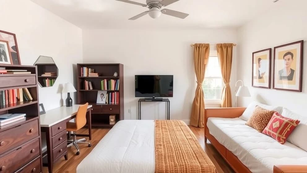 Dela av rum som passar för två personer