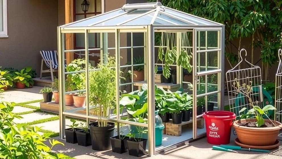 En växthus på 10 kvm räcker för vad
