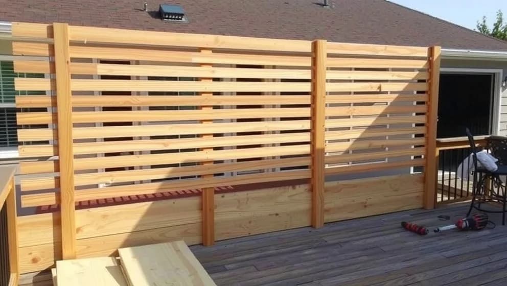 Hur bygger du ett bra insynsskydd på altanen