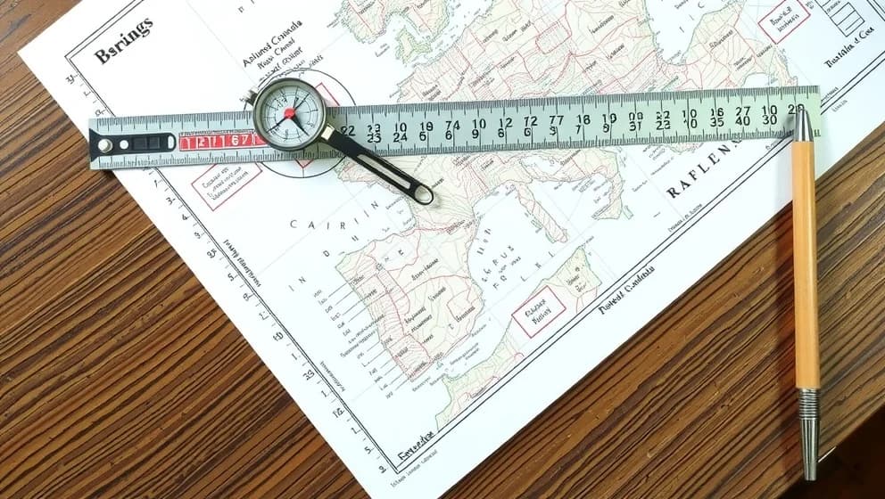 Hur mäter du avstånd på en karta