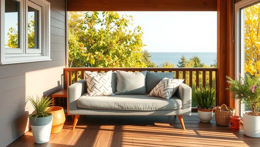Soffa till balkong - bästa tipsen för ditt uterummet